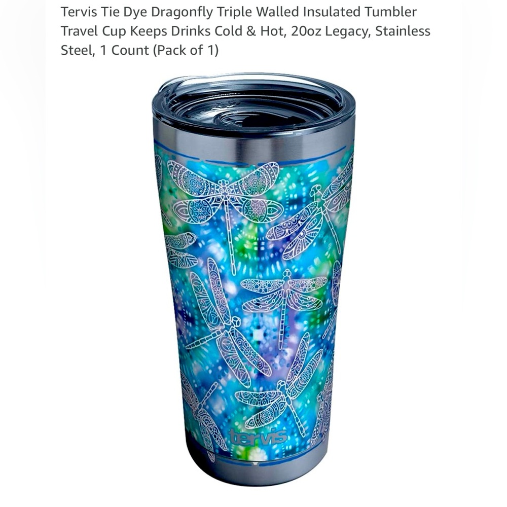 Brand New! Tervis 20oz stainless steel tumbler